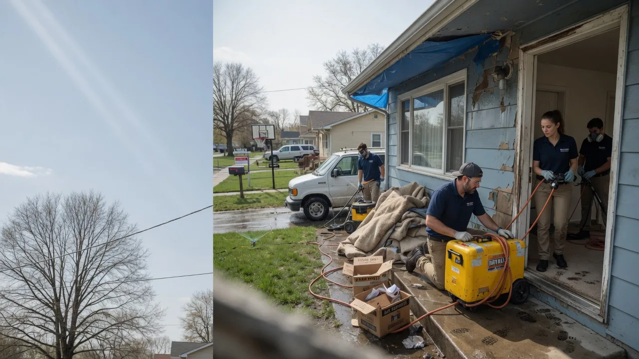 Basement Flood Cleanup in Andrews, TX near me